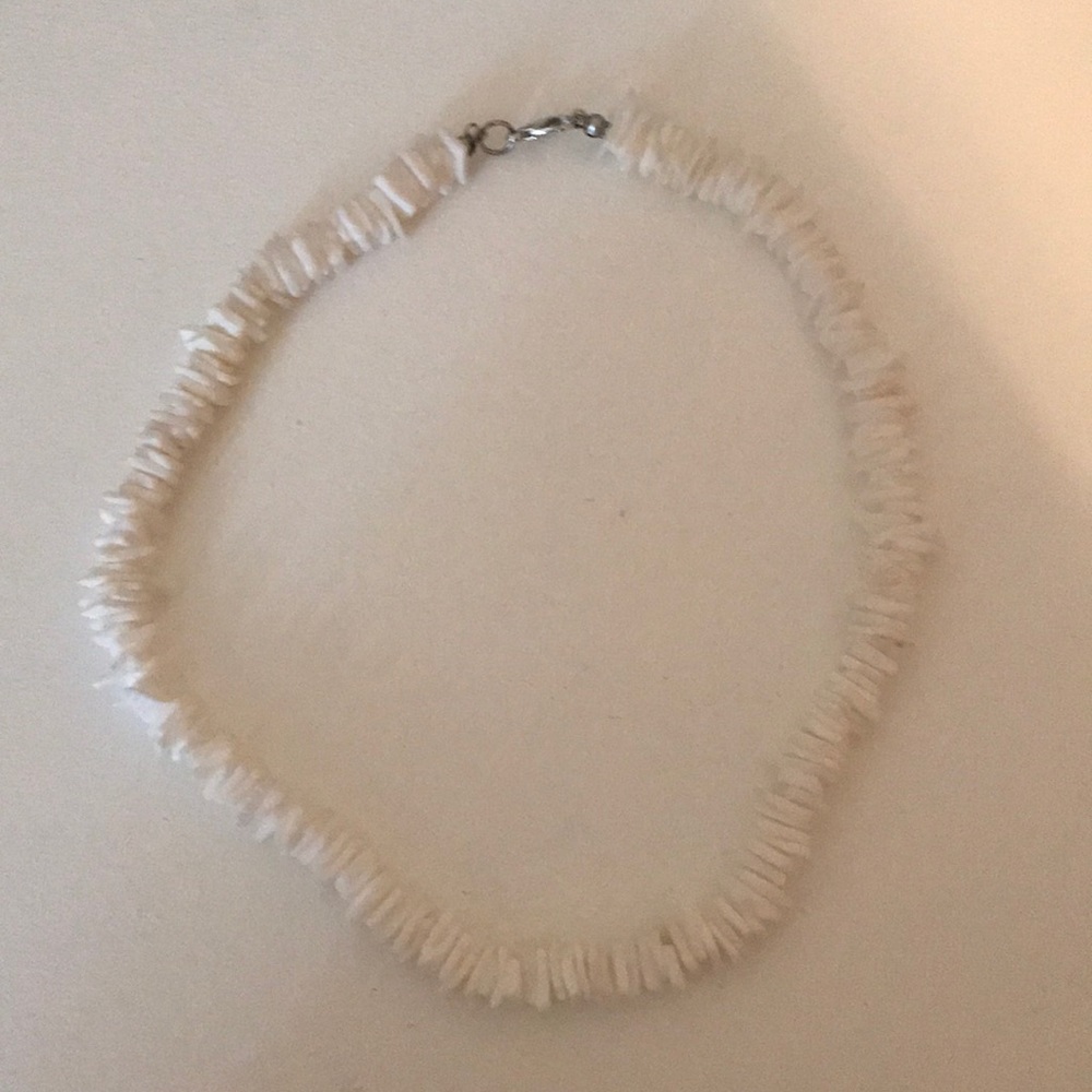 white puka shell necklace